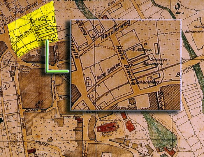 Die Hohe Bleiche im Norden von Schüttorf